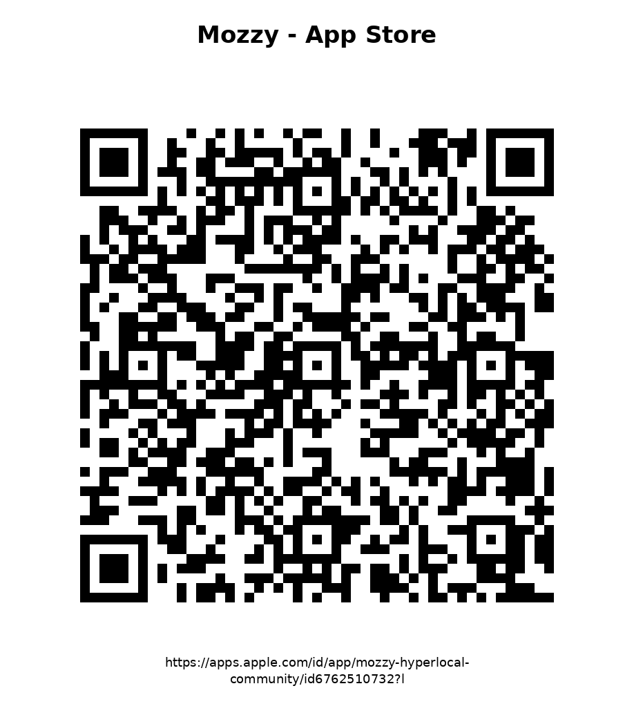 Mozzy App Store QR code