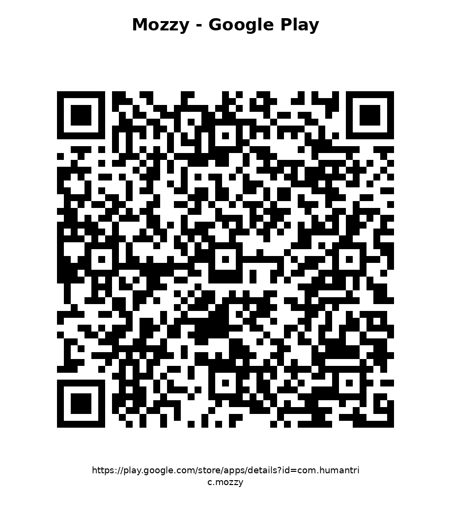 Mozzy Google Play QR code